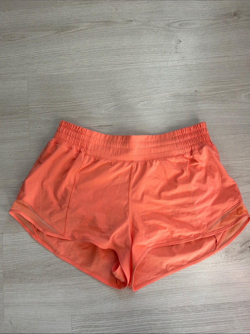 lululemon athletica Coral-Orange Athletic Shorts